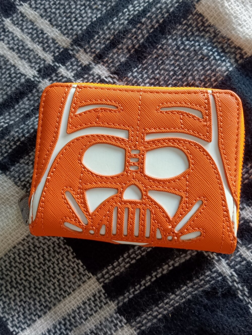 Star Wars Loungefly Darth Vader Pumpkin Glow In The Dark Wallet